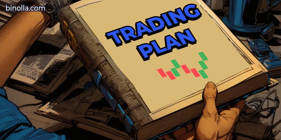 Descubra como um plano de trading se parece
