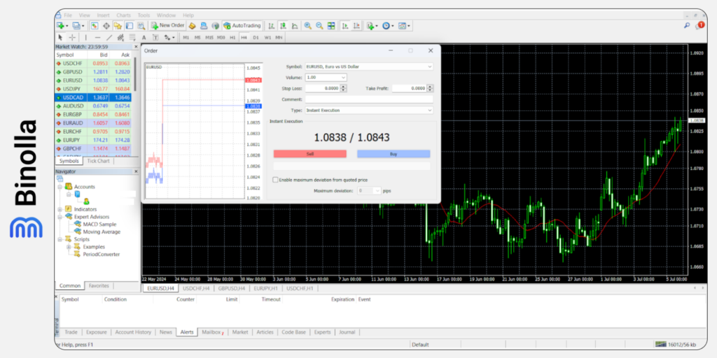 Binolla Blog Image - MetaTrader 5 : Un Guide Détaillé pour les Débutants 39