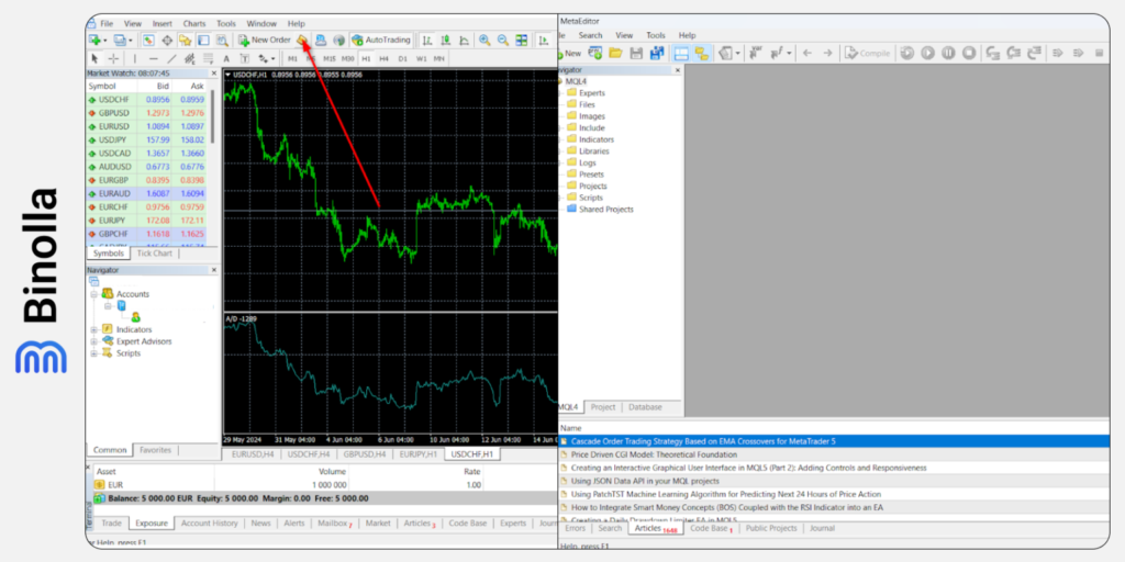 Binolla Blog Image - MetaTrader 5 : Un Guide Détaillé pour les Débutants 41